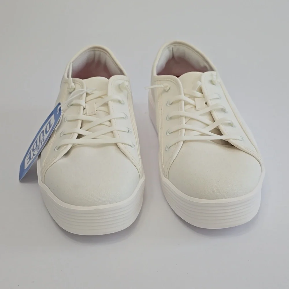 NWT Hey Dude Cody M Canvas White Lace Up Shoes Sneakers Size 9 - Picture 4 of 15